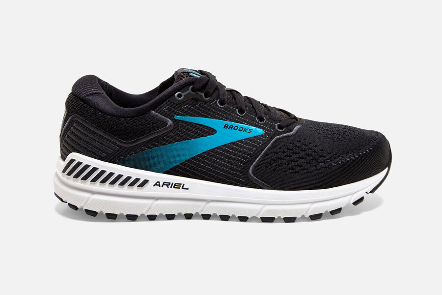 Brooks Israel Ariel '20 Road Running Shoes Womens - Black/Blue - JGF-842607